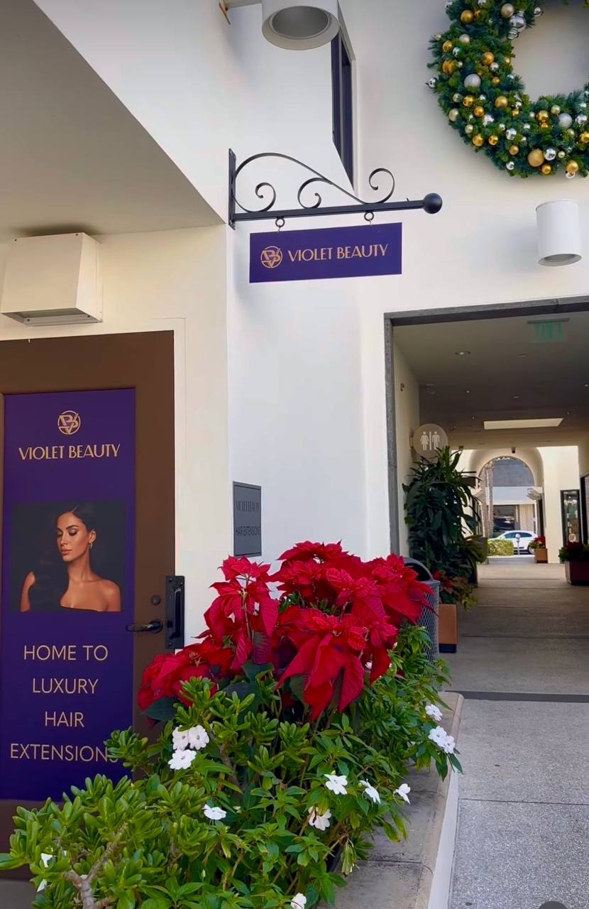 Violet Beauty Salon Entrance