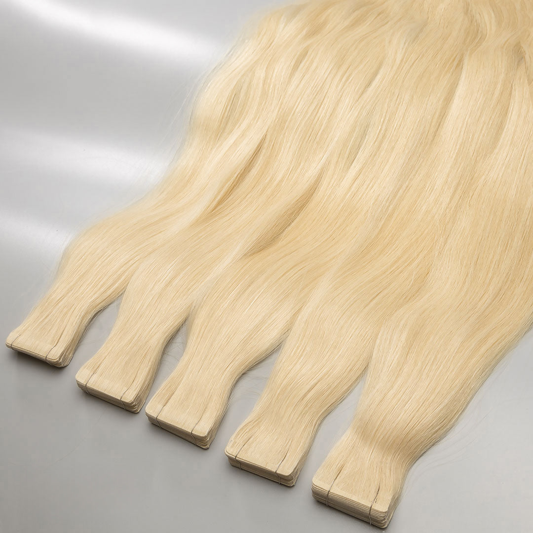 Platinum Blonde Tape-In Extensions #12