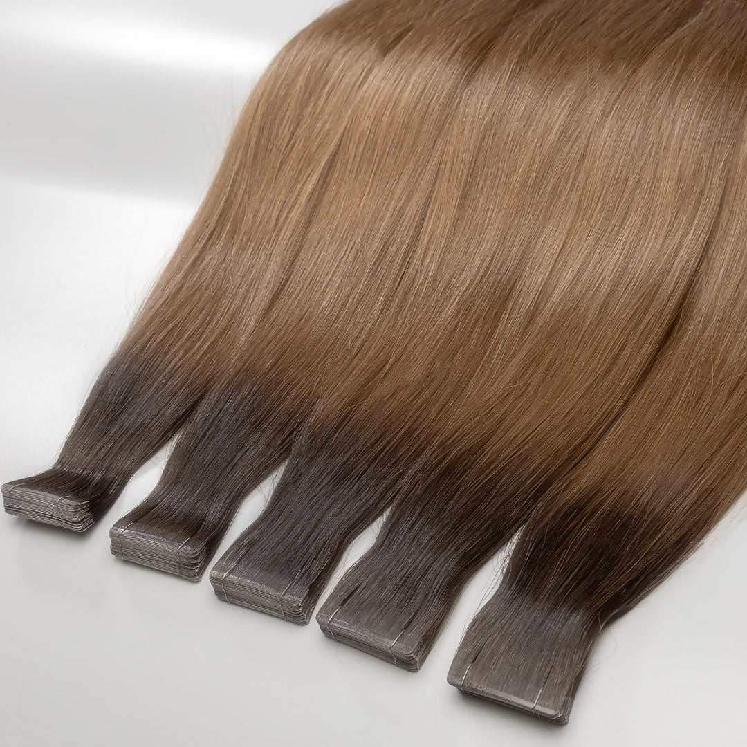 Tape, Coffee brown ombré #5.8