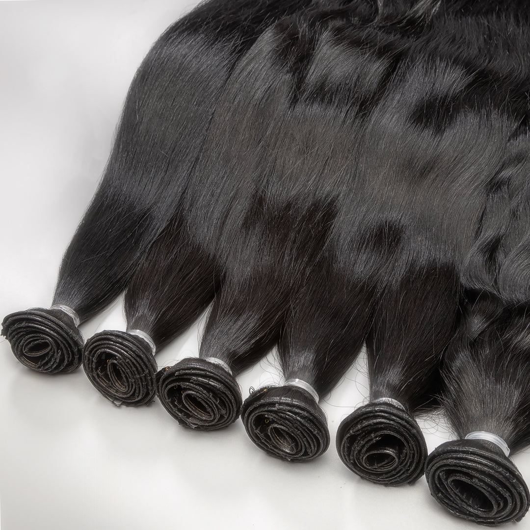 Clip-In Hair Extensions – Black #1