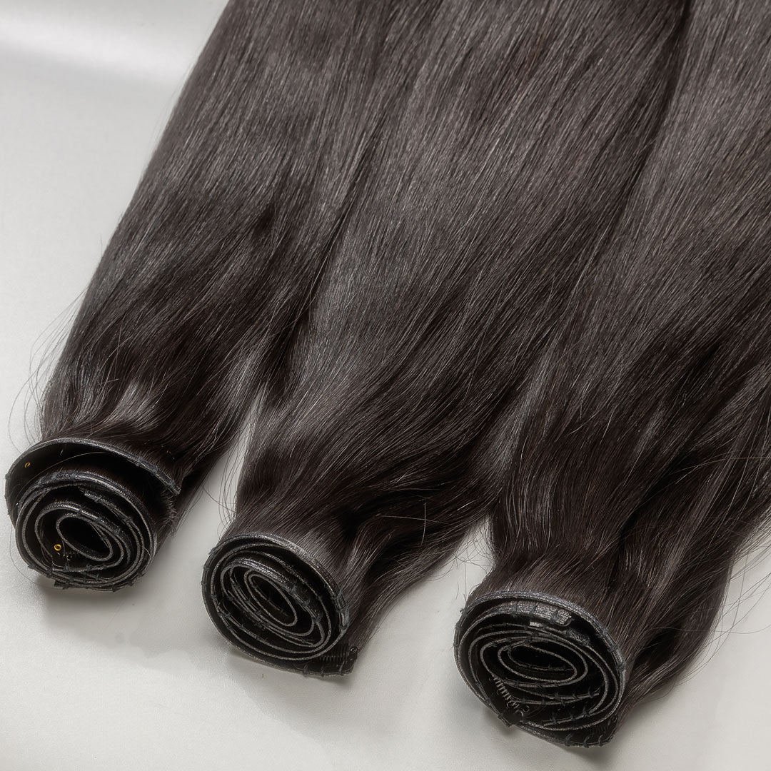 Clip-In Hair Extensions – Dark Brown #2